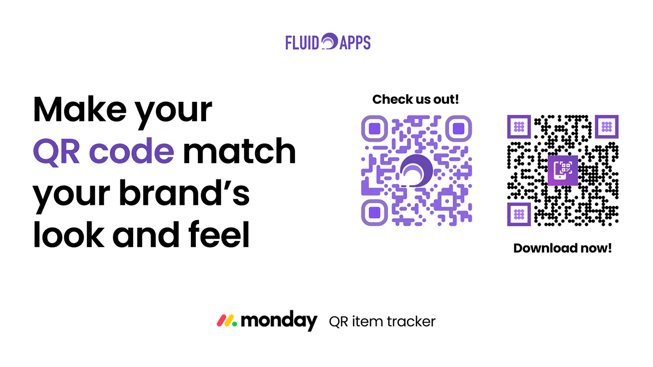 Customize your QR code on monday.com