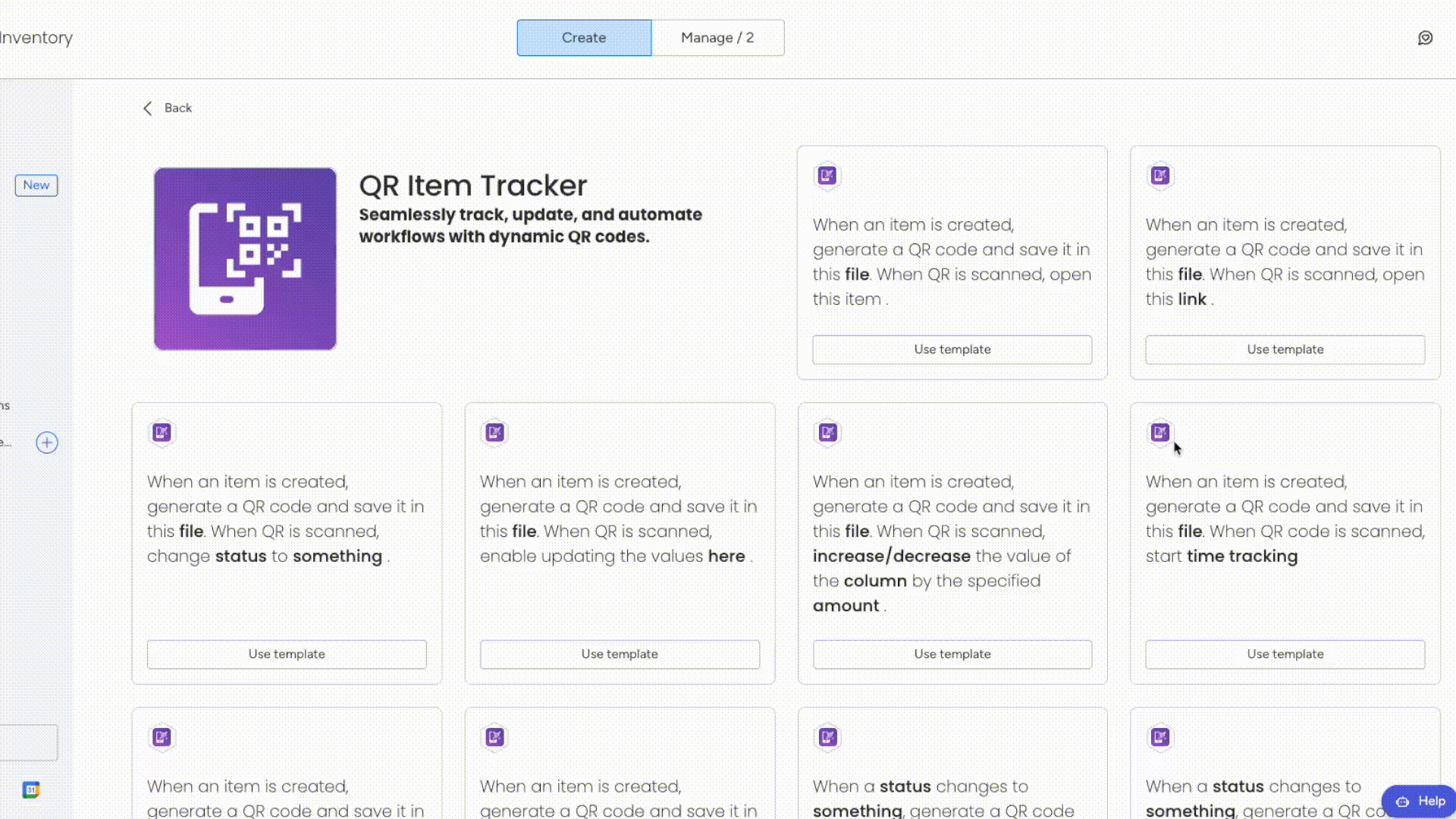 QR Code automation for subitem status change on monday.com
